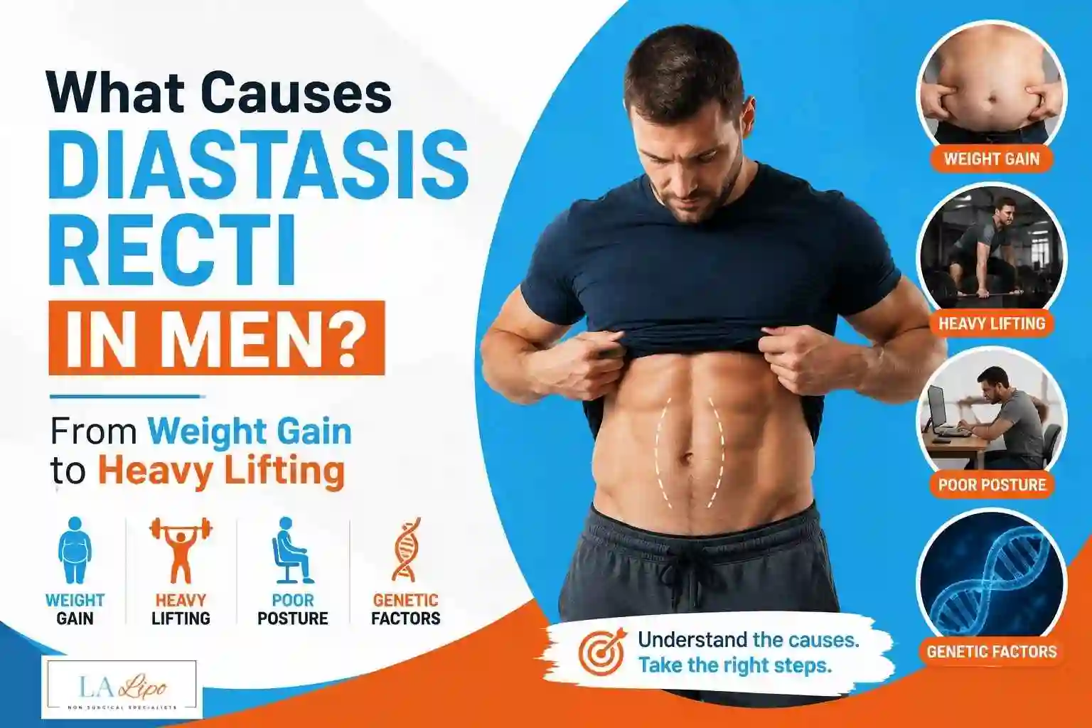 What Causes Diastasis Recti in Men? From Weight Gain to Heavy Lifting Busby